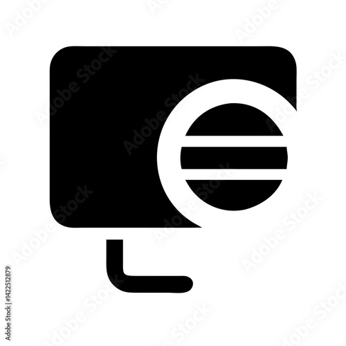 dryer glyph flat vector icon
