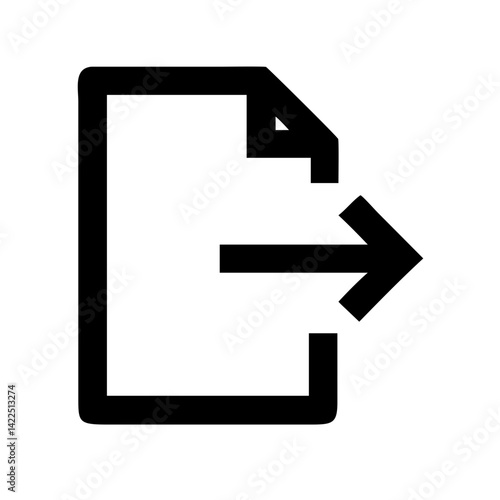 file import glyph flat vector icon