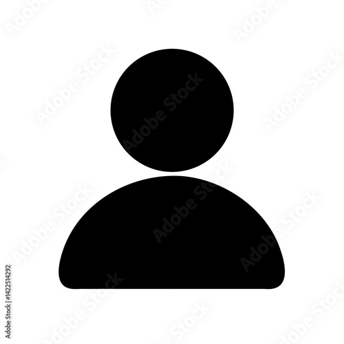 images user glyph flat vector icon