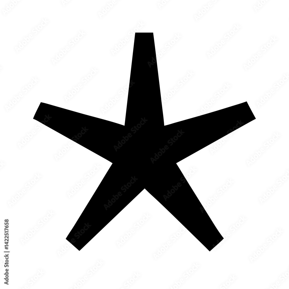 star sharp half stroke glyph flat vector icon star sharp half stroke glyph flat vector icon