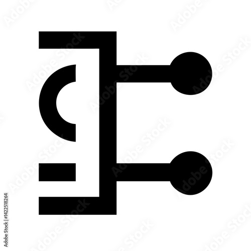transporter   glyph flat vector icon