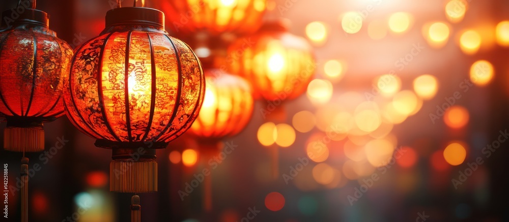 Festive Chinese Lanterns at Night (6) Festive Chinese Lanterns at Night (6)