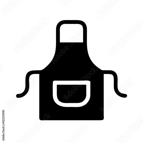 apron icon  flat vector icon