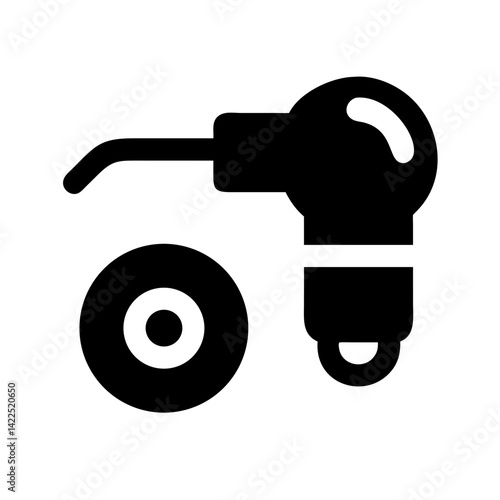 polisher icon flat vector icon
