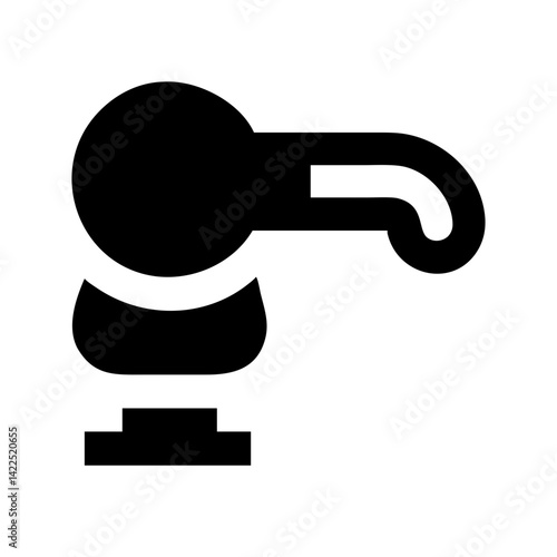 polisher icon flat vector icon