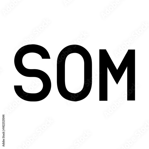 som currency glyph icon flat vector icon