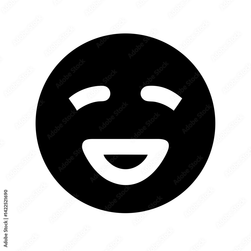 mask emoji glyph icon flat vector icon mask emoji glyph icon flat vector icon