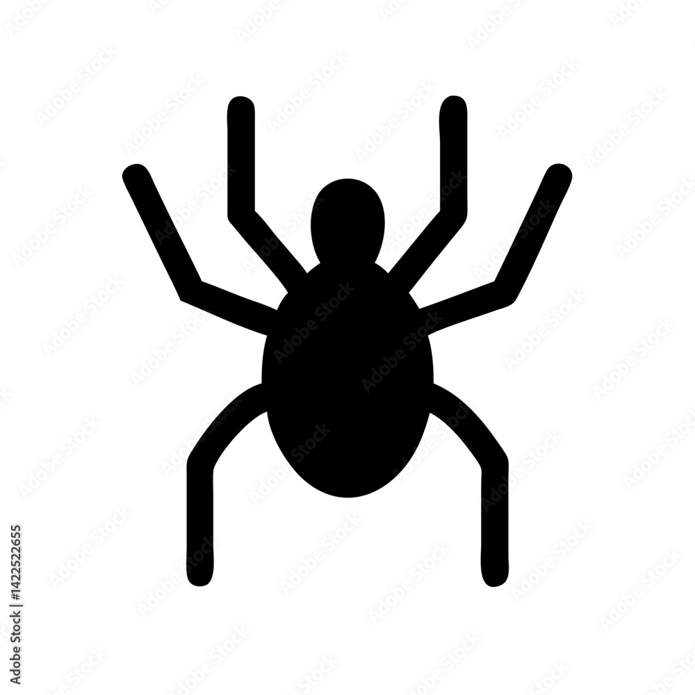 spider icon flat vector icon spider icon flat vector icon