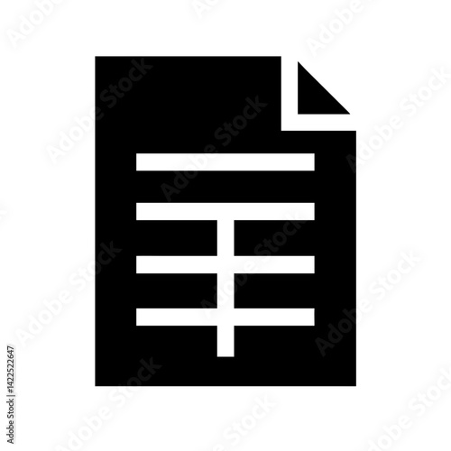 sheet icon  flat vector icon