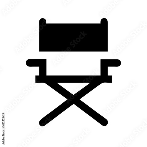 director chair icon  flat vector icon