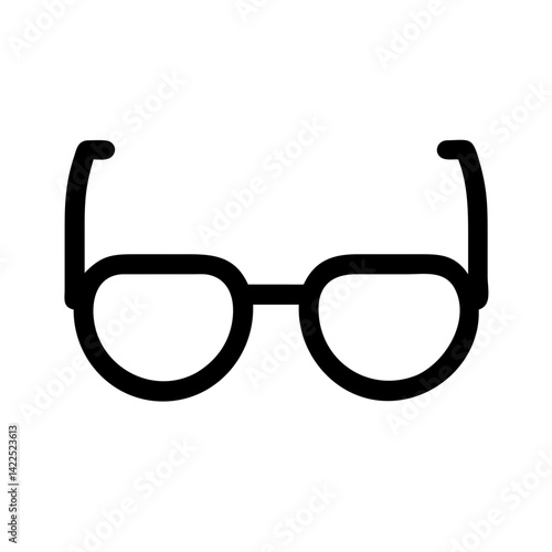 glasses icon  flat vector icon