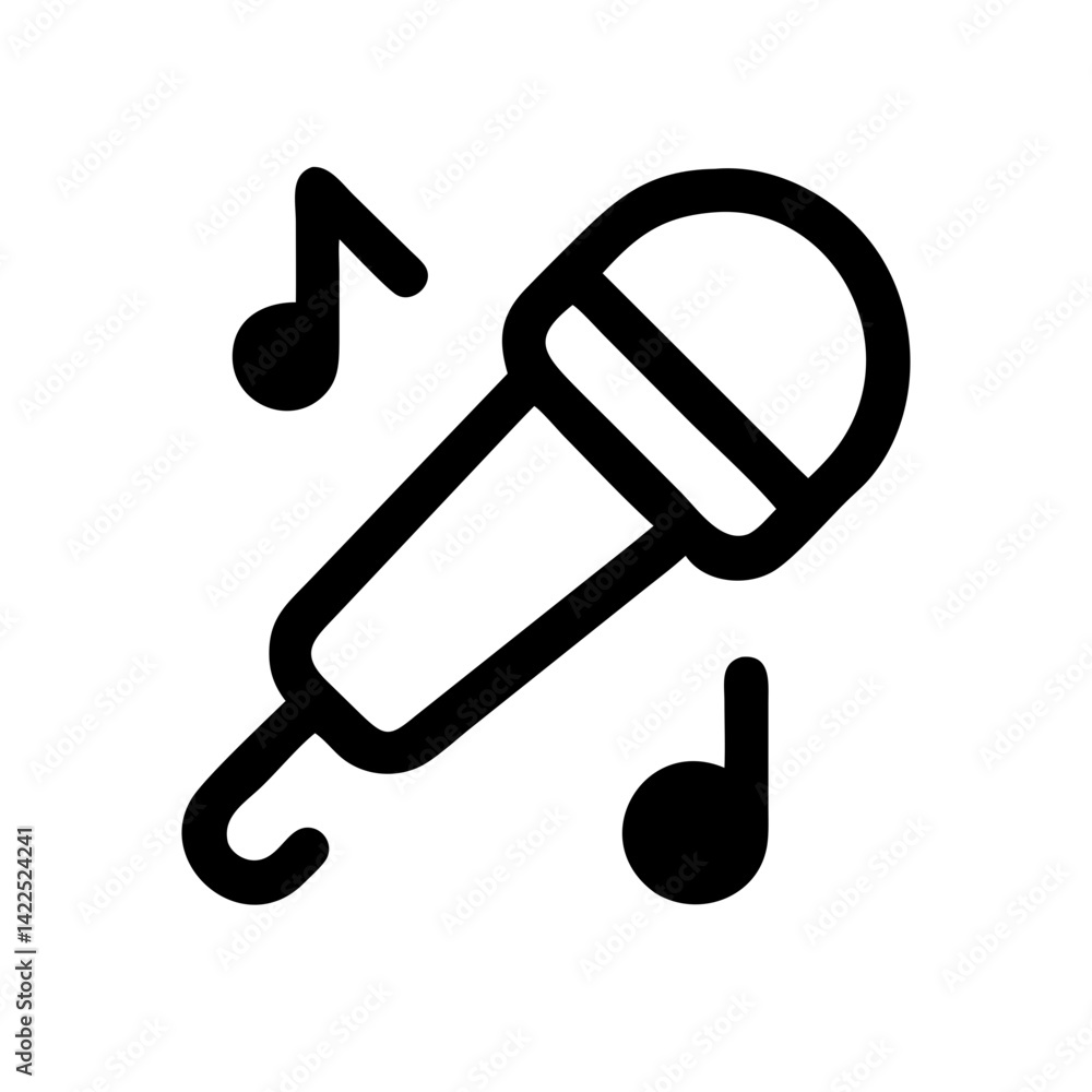 karaoke icon flat vector icon karaoke icon flat vector icon