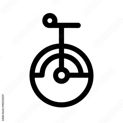 monocycle icon  flat vector icon