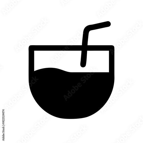 drink icon  flat vector icon