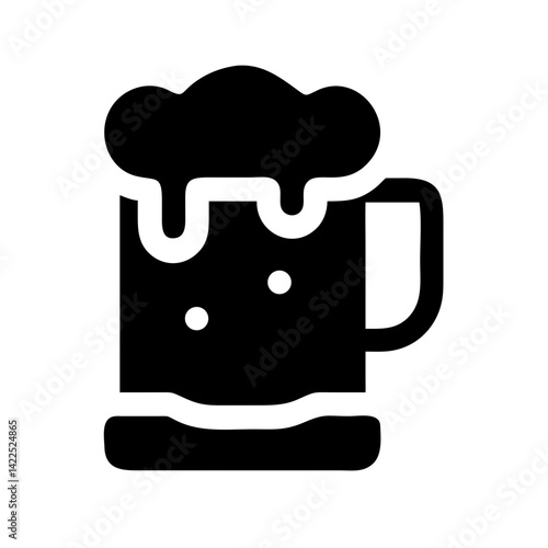 beer icon  flat vector icon
