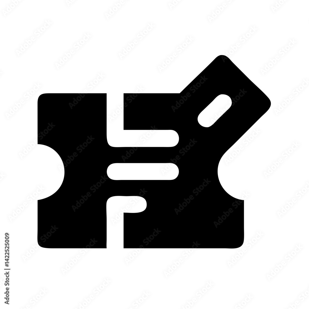 ticket icon flat vector icon ticket icon flat vector icon