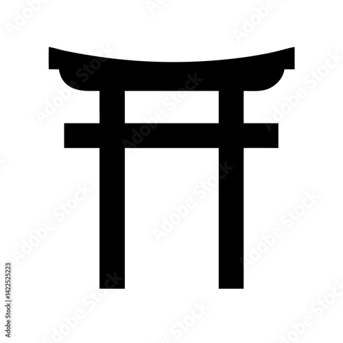 torii icon  flat vector icon