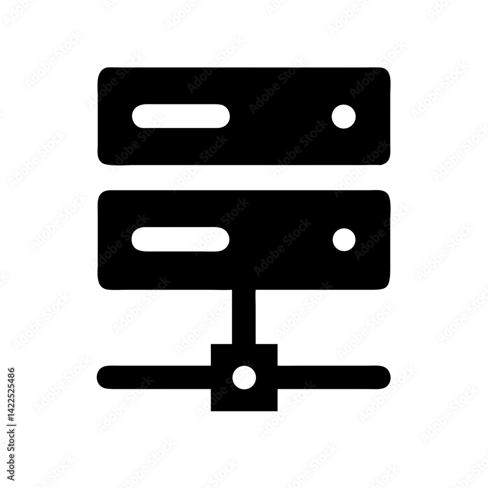 server icon flat vector icon server icon flat vector icon