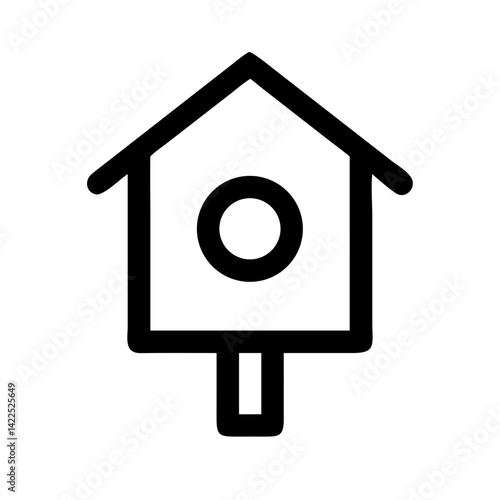 birdhouse icon  flat vector icon