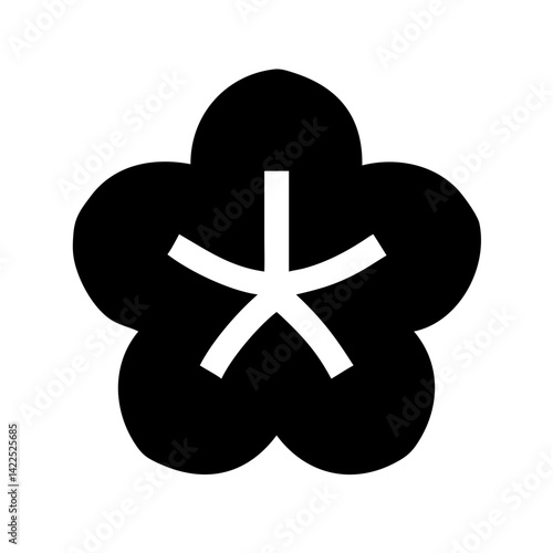 sakura icon  flat vector icon