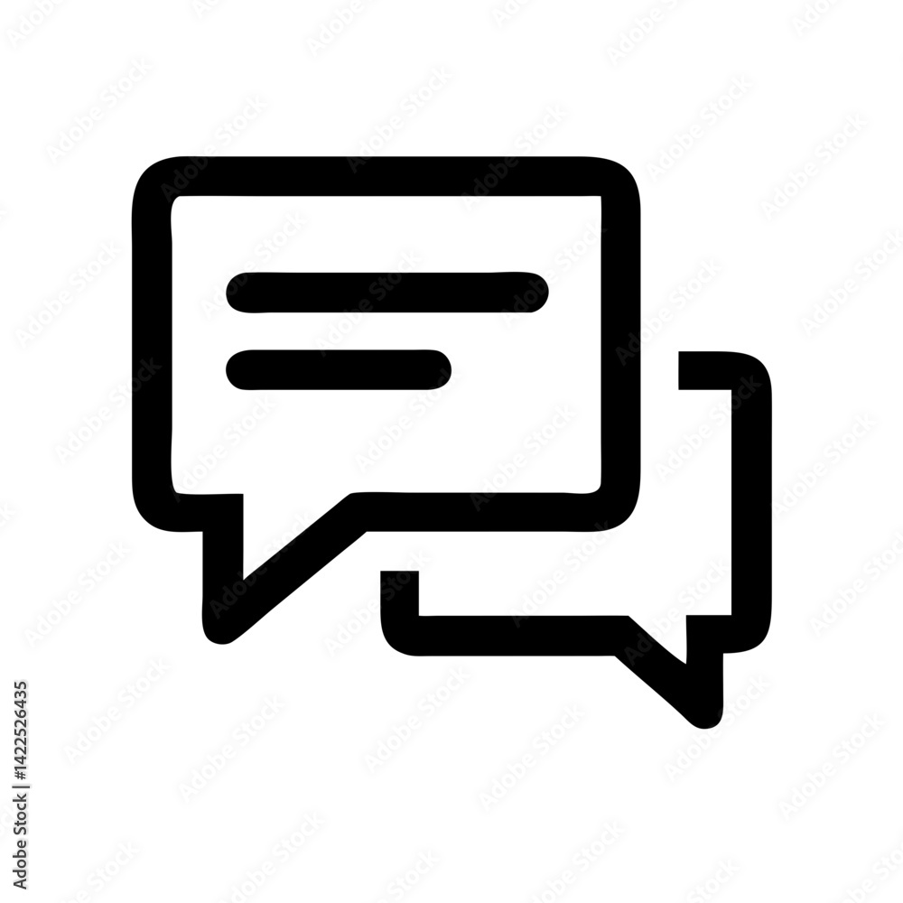 chat icon flat vector icon chat icon flat vector icon