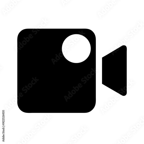 videocamera icon  flat vector icon