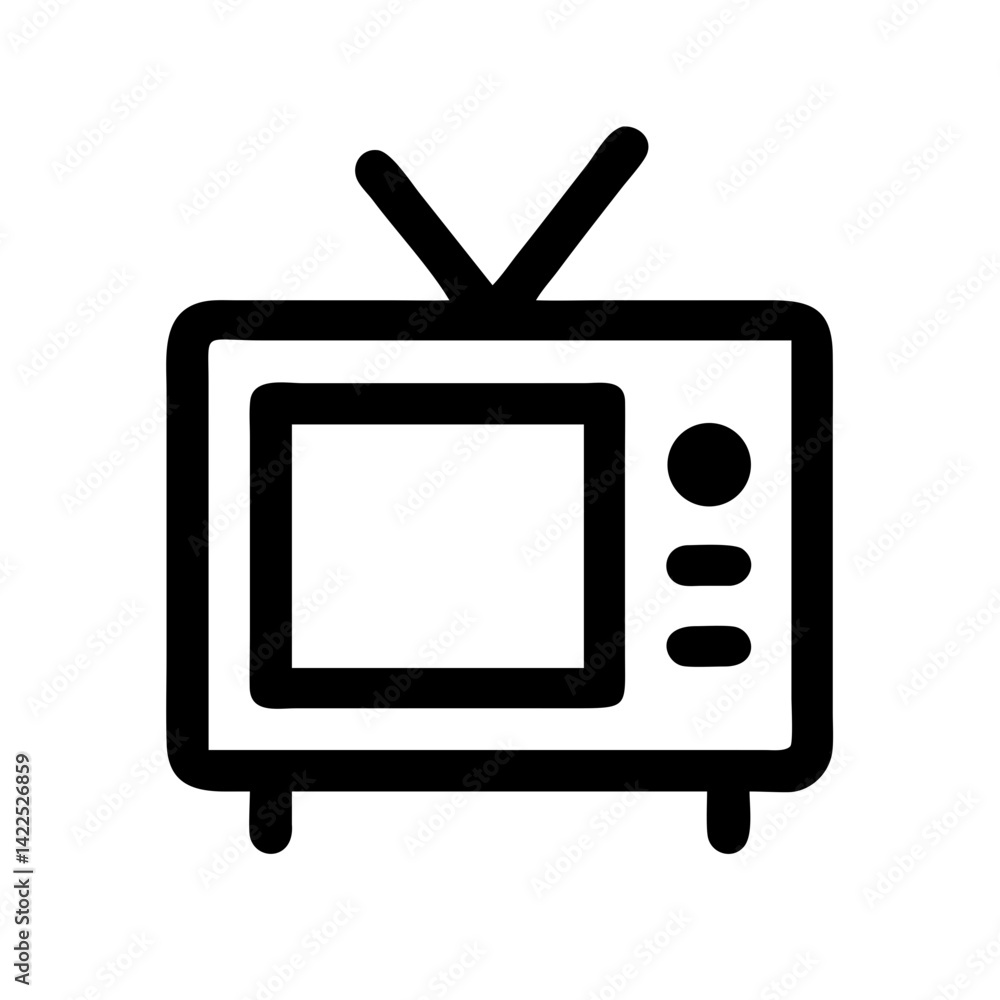 tv icon flat vector icon tv icon flat vector icon