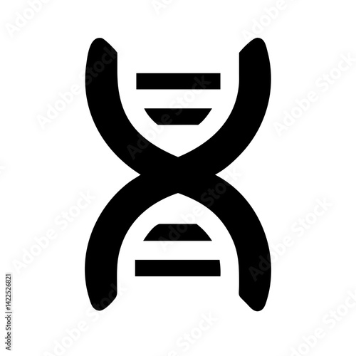 genetic icon  flat vector icon