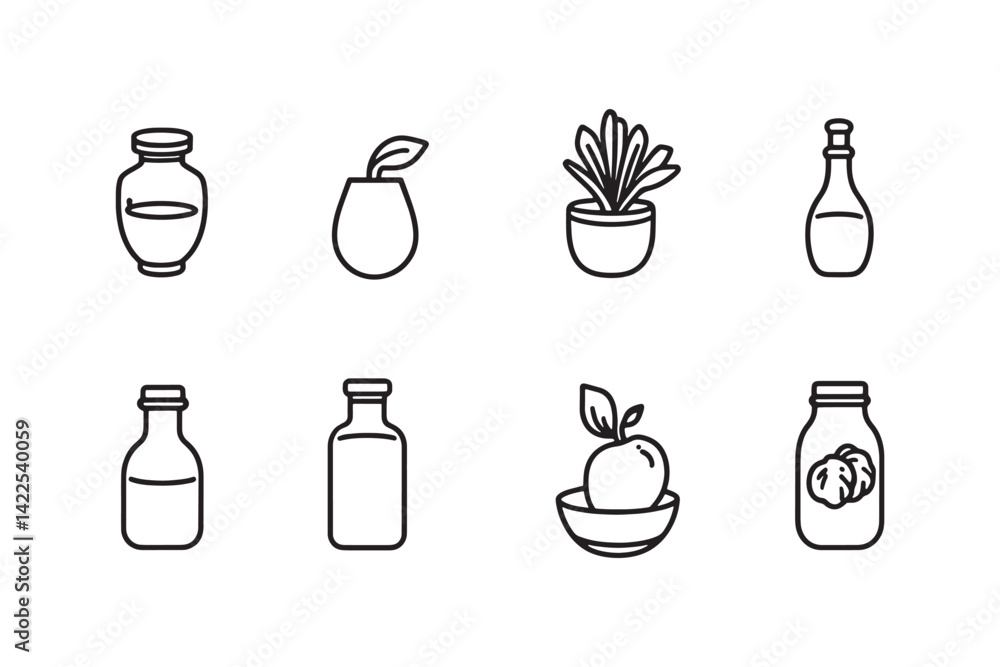 Tahini Minimalist Line Art Icon Design Tahini Minimalist Line Art Icon Design