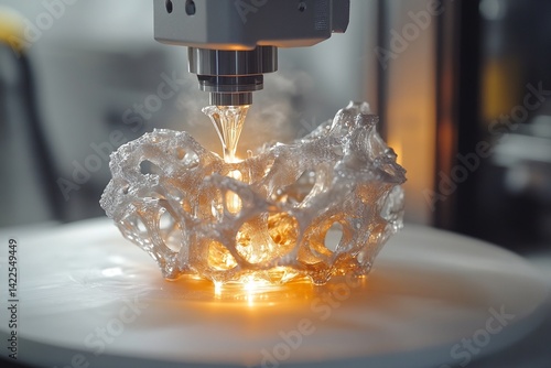 Three-Dimensional Printer Creating Translucent Lattice Structure