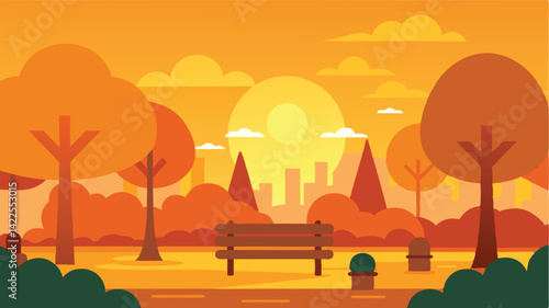 Park during Golden Hour