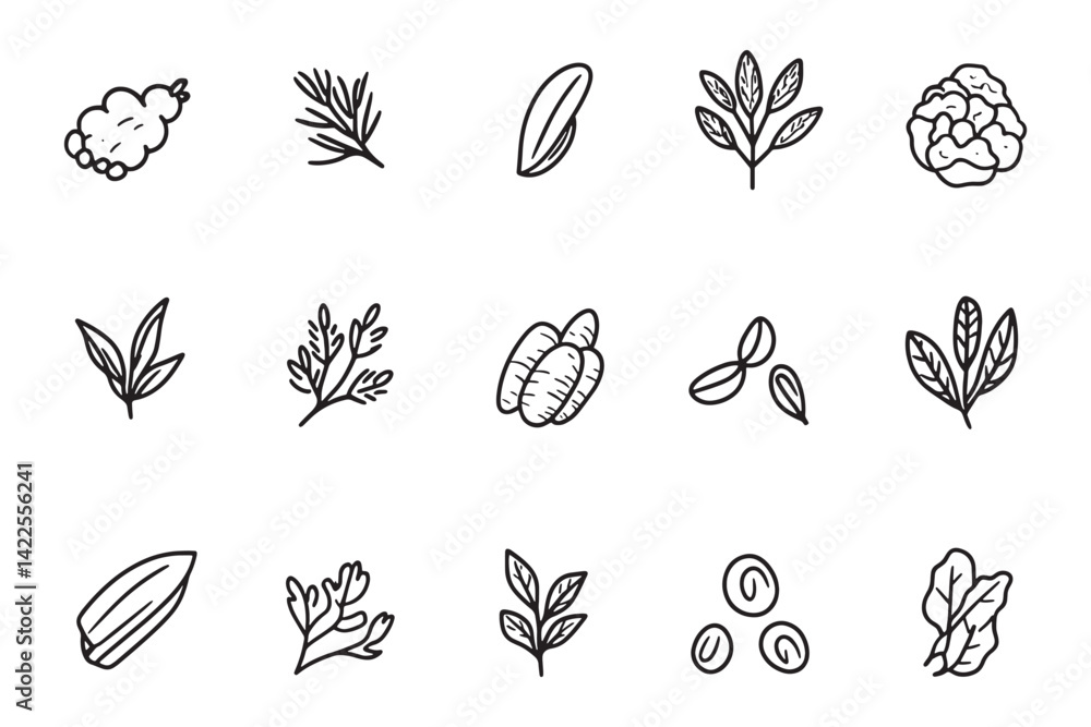 Fototapeta premium Simple turmeric line art ultra minimalist
