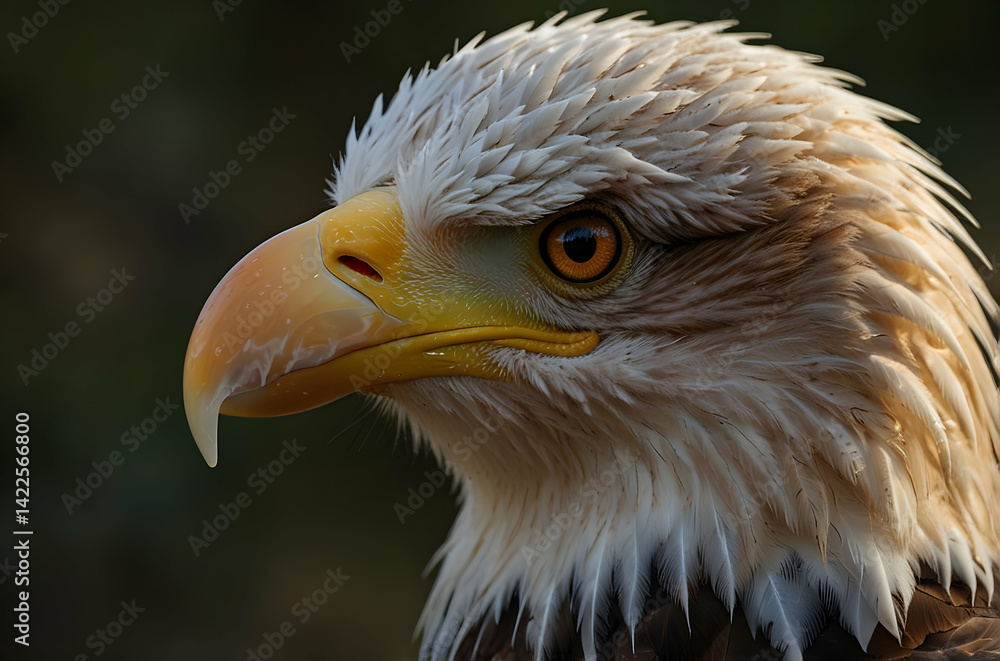 Obraz premium Bald Eagle Side view