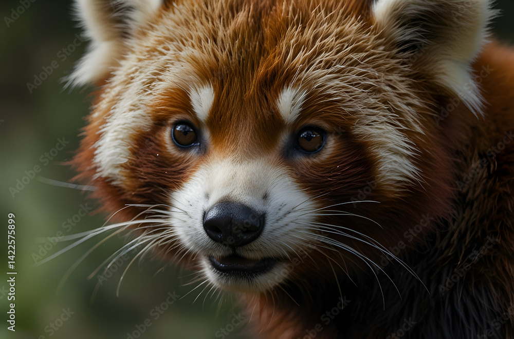 Obraz premium Red Panda Close-Up