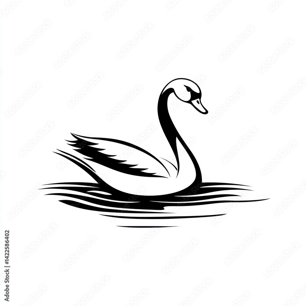 Elegant Swan Logo Elegant Swan Logo