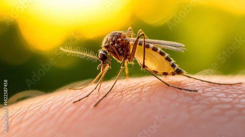Wallpaper Mural Hand Applying Mosquito Repellent Lotion to Prevent Bug Bites Torontodigital.ca