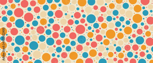 multicolored circle pattern...