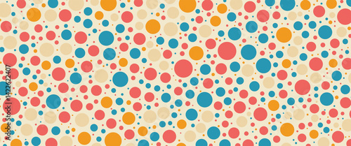 multicolored circle pattern...