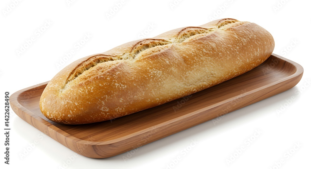 loaf of bread isolated on white background loaf of bread isolated on white background