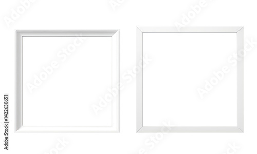 square white frames with a minimalist design