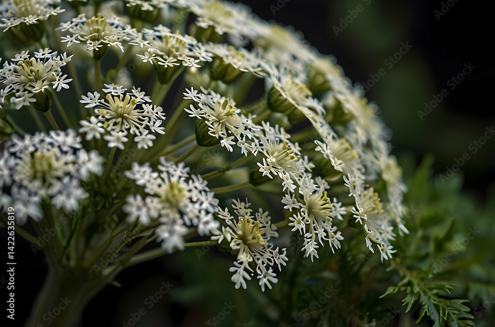 Umbrella Bloom of Wild Queen Anne’s Lace Umbrella Bloom of Wild Queen Anne’s Lace