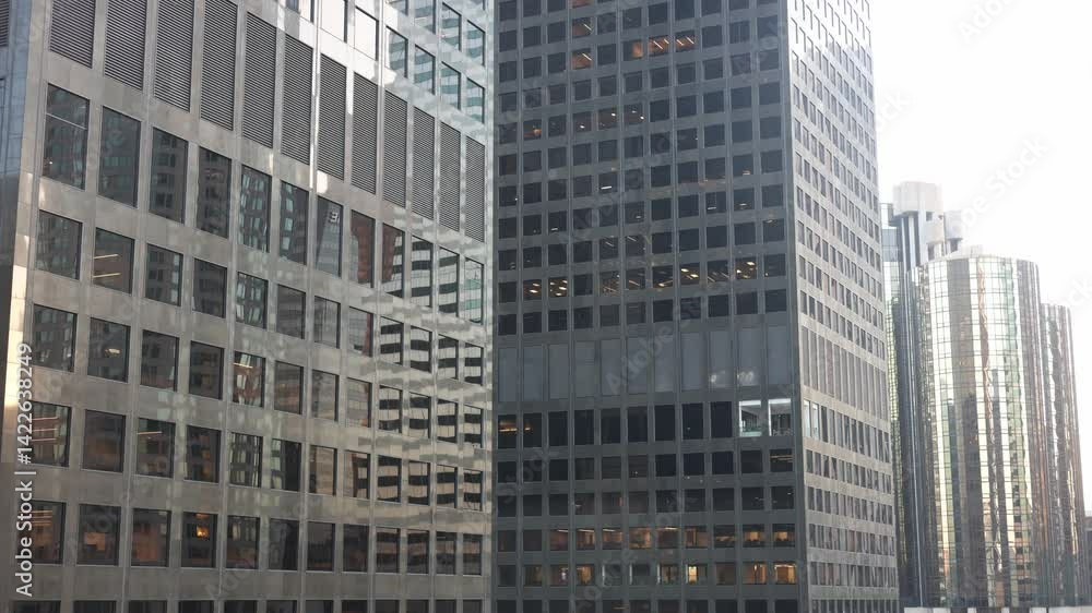 Sunrise Downtown Building Timelapse Morning Sunrise Downtown Building Timelapse Morning