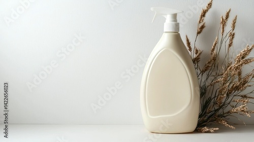 Homemade Fabric Softener in Realistic Photography with Soft Tones and Natural Elements