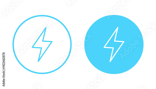 Lightning icon vector. electric sign and symbol. power icon. energy sign