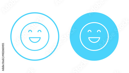 Smile icon vector. smile emoticon icon. feedback sign and symbol