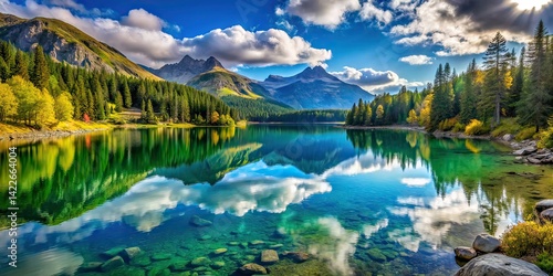 Lac du Parc Josone Landscape Photography Rule of Thirds