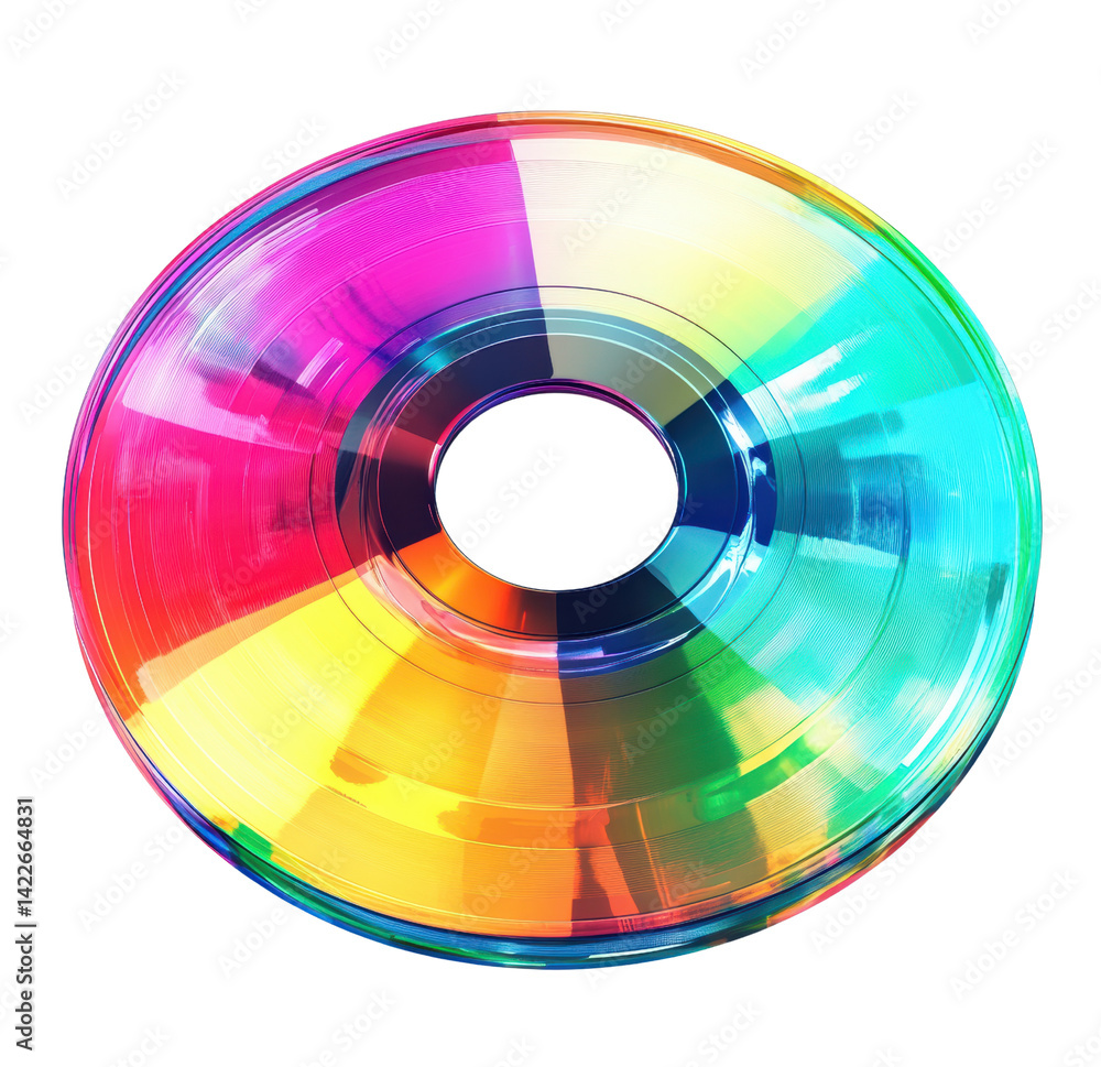 Colorful circular design, white isolate background Colorful circular design, white isolate background