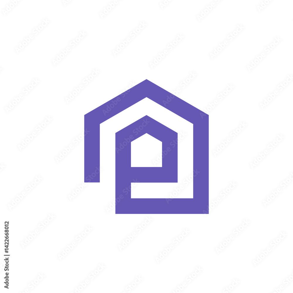 Geometric House Design with Unique Perspective Geometric House Design with Unique Perspective
