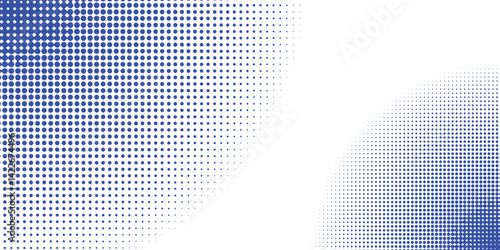 Halftone vector background. Monochrome abstract dotted gradient backdrop