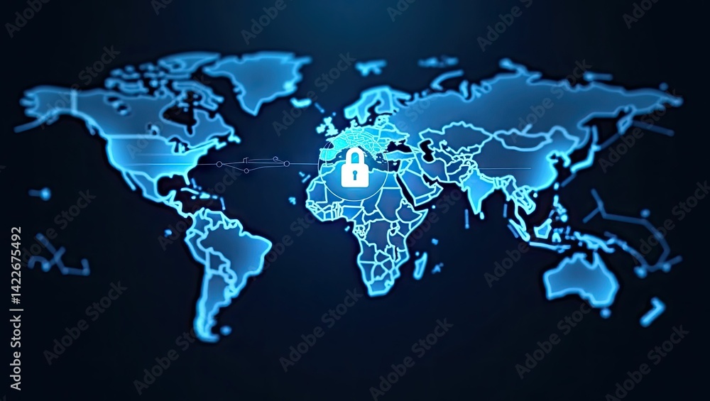 Global world map graphic illustration Global world map graphic illustration
